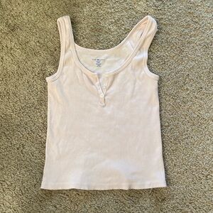 Brandy melville cream Dalis tank top